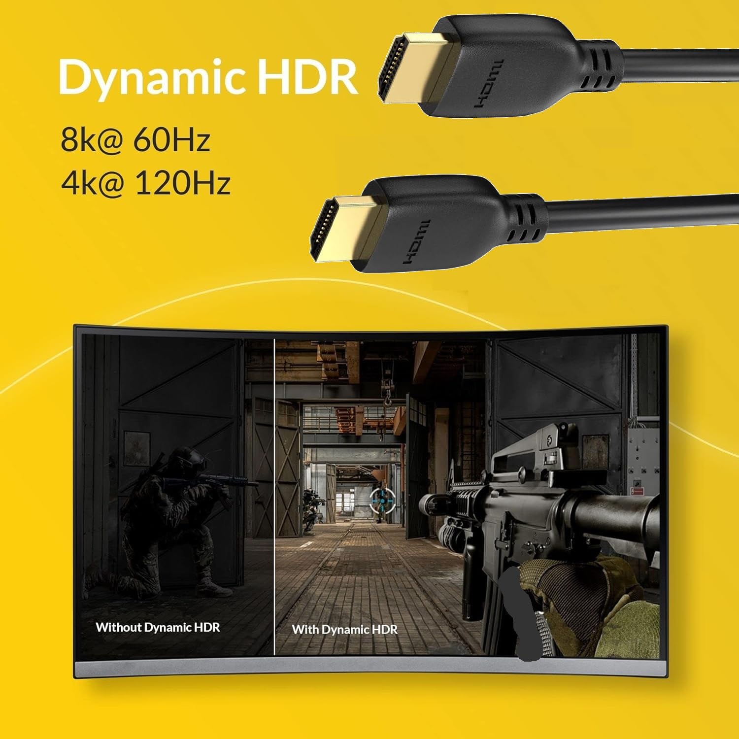BRENDAZ Cavo HDMI 2.1 8K, 48 Gbps, cavo HDMI a HDMI ad altissima velocità, compatibile con PS5, PS4, Xbox, TV, monitor, lettori Blu-ray 4K, 1,8 m, confezione da 10