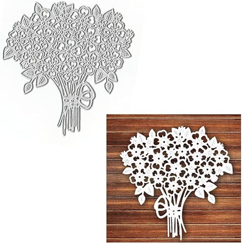 Miniatura 4 de Hying Troqueles de corte con marco de corazón de flores para el día de San Valentín para hacer tarjetas y decoraciones de álbumes de fotos,