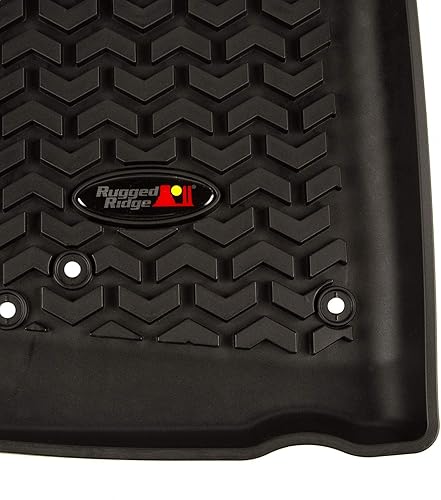 Miniatura 10 de Rugged Ridge - Tapetes para auto todoterreno delanteros y traseros