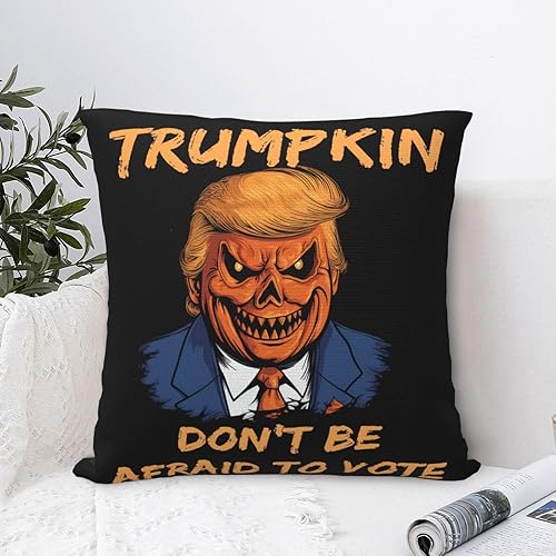 Miniatura 6 de Zombie Donald Trump - Divertida funda de almohada de Halloween para Halloween, diseño de Donald Trump (4) funda de almohada de doble cara de 18 x 18