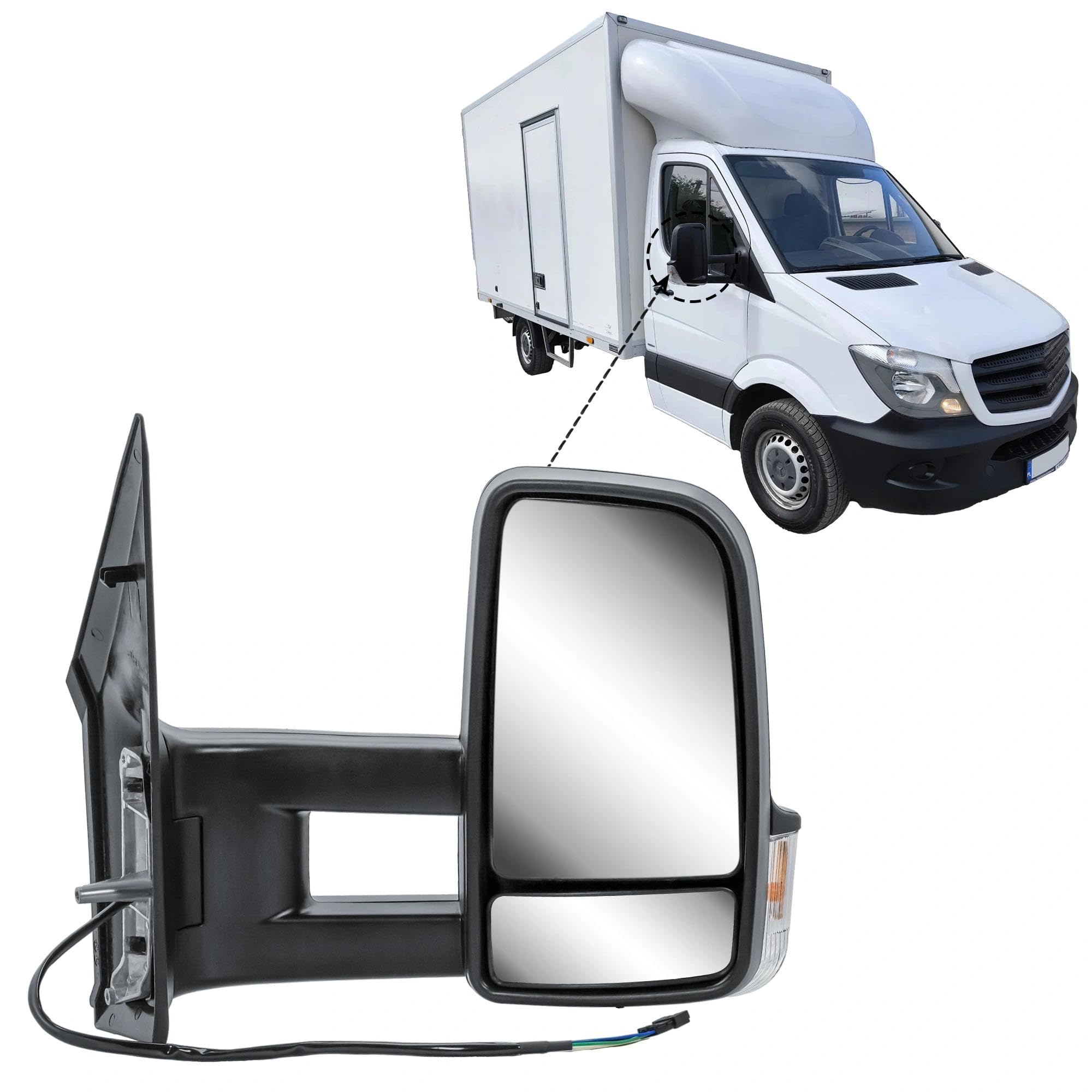 Specchietto retrovisore esterno destro per Mercedes Sprinter 2006-2018