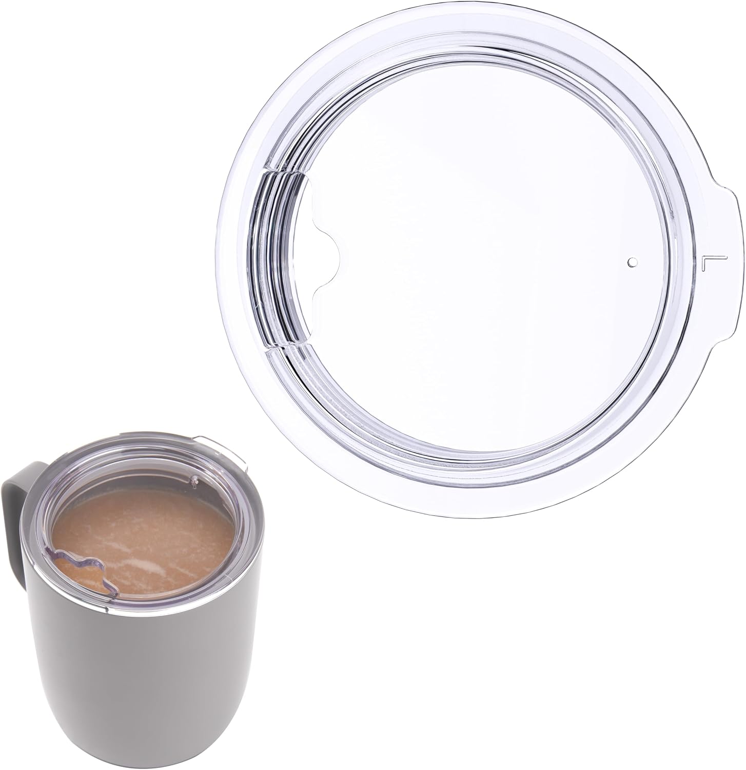 1 Pack Cup Replacement Lid for 14oz Ember Temperature Control Smart Mug 2, Coffee Mug Lid, Ember Mug Accessory, BPA-Free, Holiday Gift Choice (Cup Not Included)