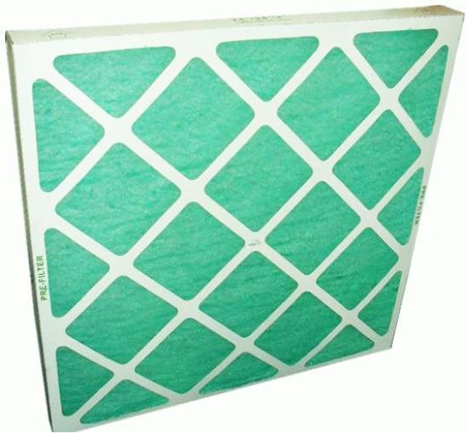 Spray Booth Filter Card Lattice Front & Back Filter Media Encapsulated 24 x 24 x 2 inches