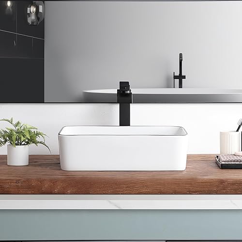 Vista 104 de Small Bathroom Vessel Sink 12"x12" Round Bathroom Sink White Ceramic Bathroom Sinks Modern Above Counter Art Basin