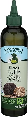 California Olive Ranch Black Truffle Extra Virgin Olive Oil Chefs Bottle, 8.5 FZ