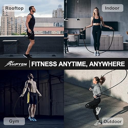 Miniatura 7 de Cuerda de saltar de 2.8 libras y banda de resistencia figura 8, bandas de resistencia para mujer, banda de resistencia de 8 formas y cuerdas de