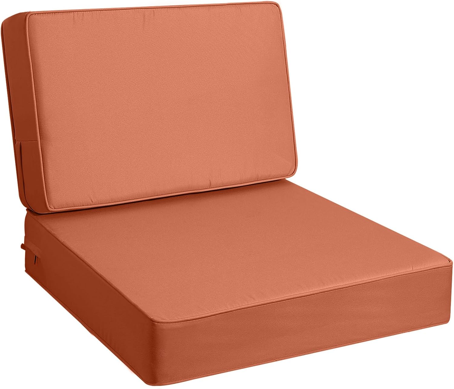 AAAAAcessories Outdoor Deep Seat Cushions, Foam Pillow, Waterproof, Fade-Resistant Patio Furniture Replacement Cushions, 24" x 24" x 5", Rust