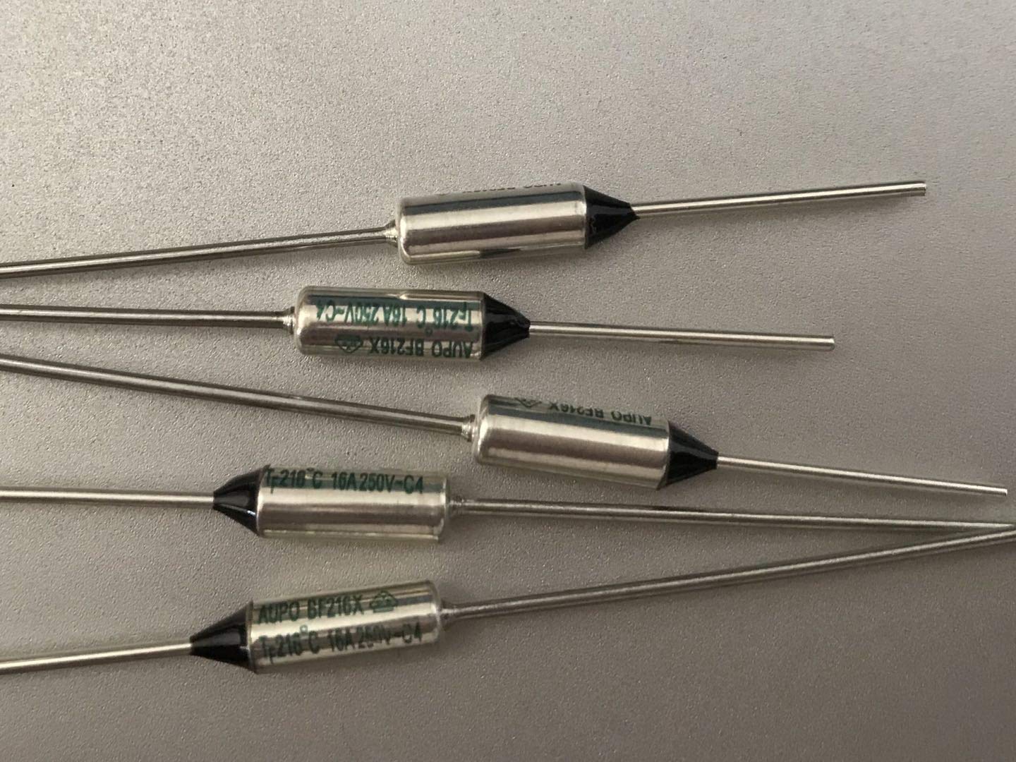 5 Pcs Aupo Thermal Fuse TF Cutoff 216C 250V 16A BF216x