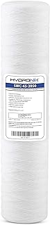 Hydronix SWC-45-2050 String Wound Water Filter Cartridge for Whole House, Wells or Commercial 4.5" x 20" - 50 Micron