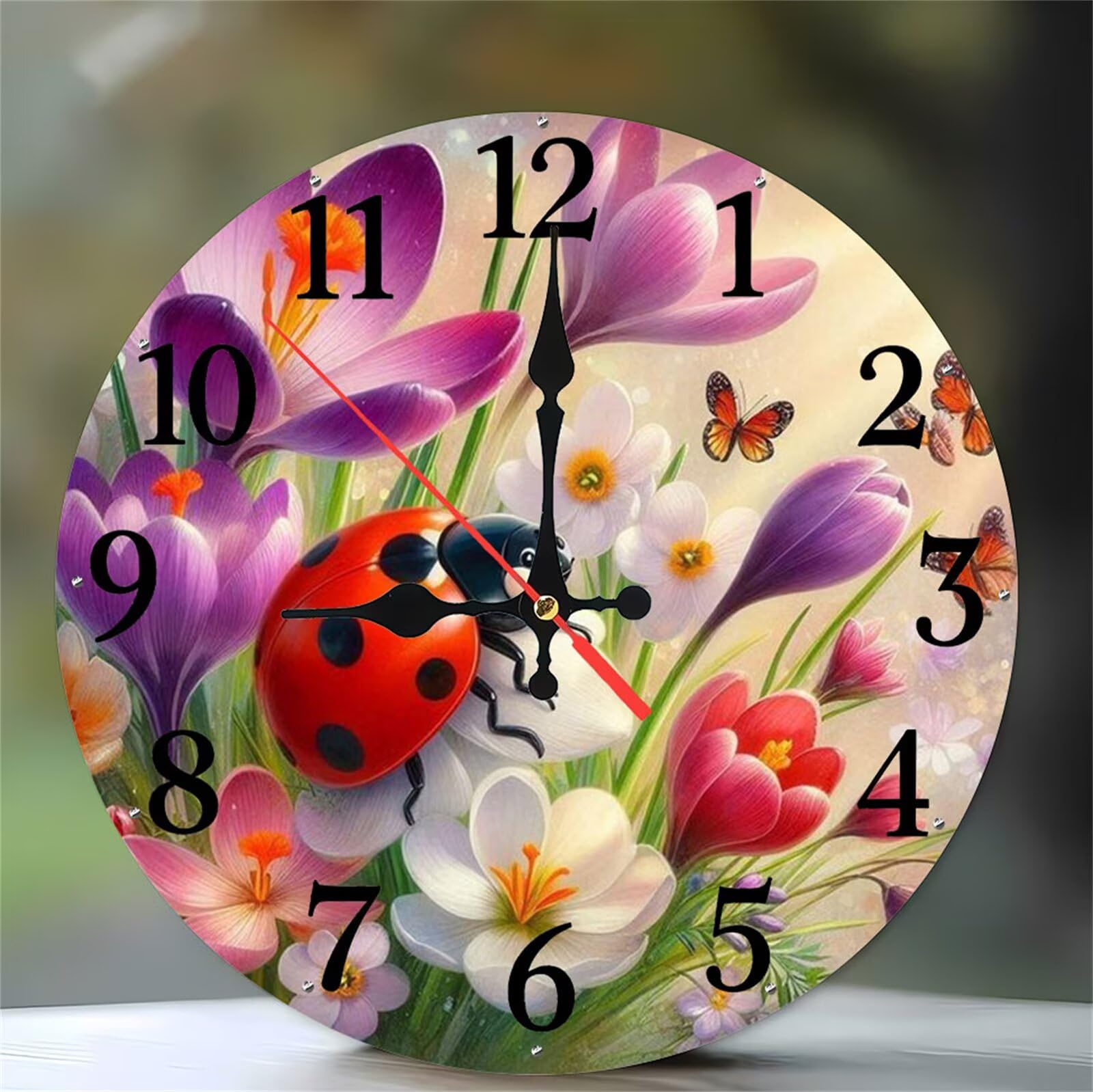 Horloge murale de chambre silencieuse pour en finir avec le bruit du tic-tac nocturne