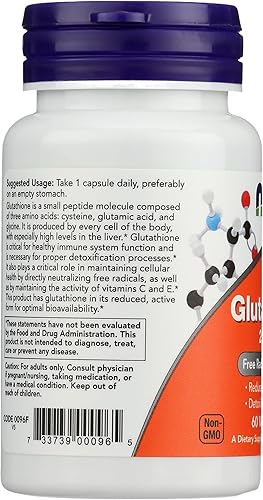 Vista 6 de NOW FOODS Glutatión 250, 60 CT