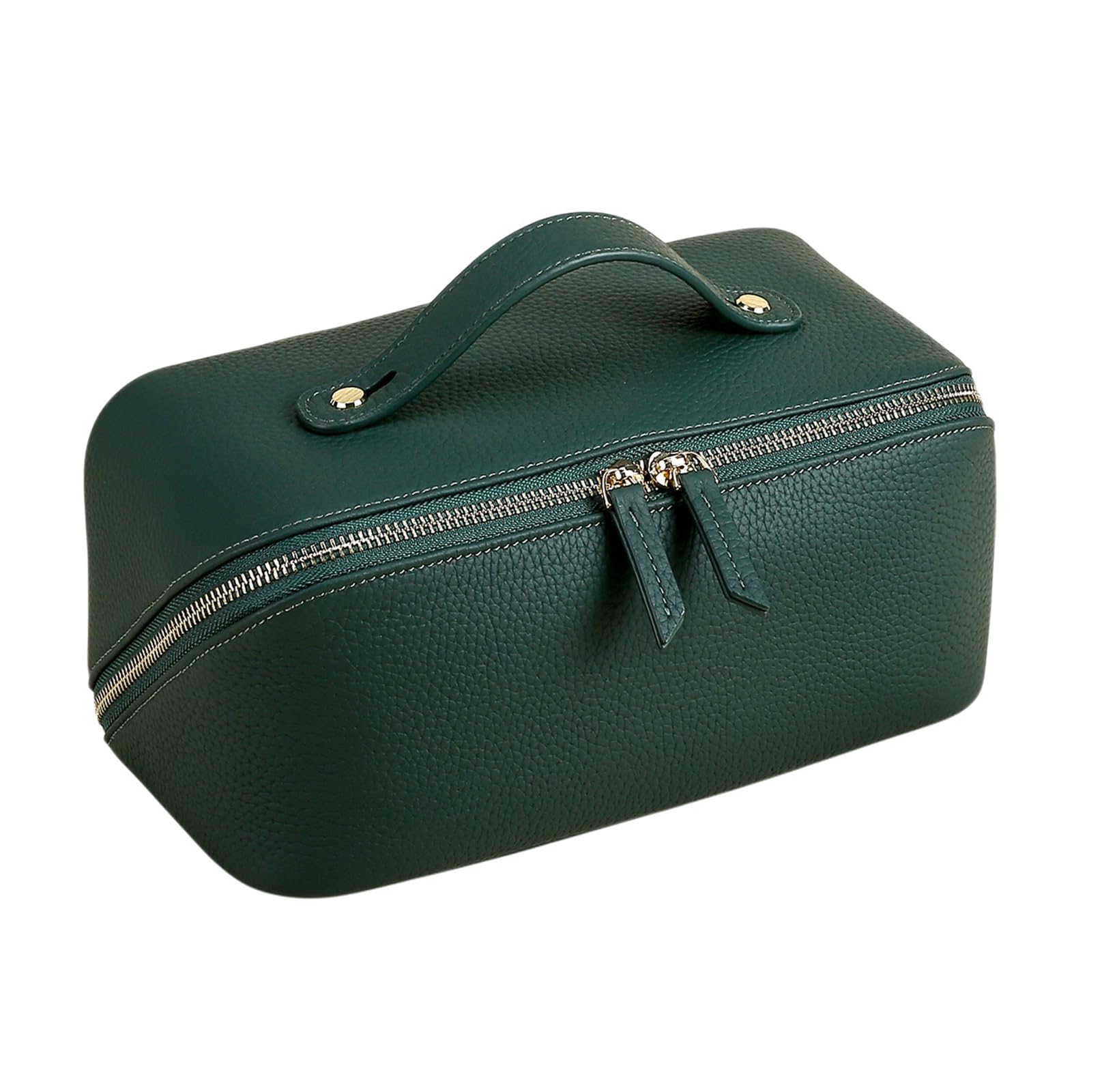 Bolsa de viaje de maquillaje Cosméticos de cuero Bolsa de inodoro