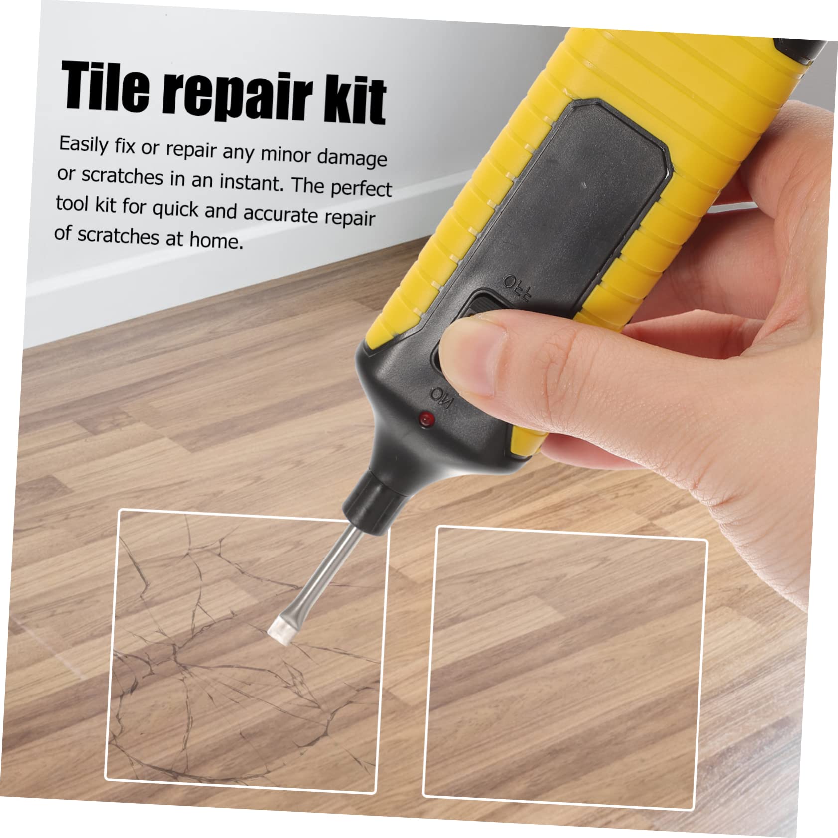 Kit di Riparazione per Pavimenti in Laminato, Blocchi di Cera 11 Colori, Ripara Graffi e Aree Danneggiate su Pavimenti e Mobili | Legno e Laminato, 11 Colori Inclusi, Adatto a Restauro e Ritocco di Graffi