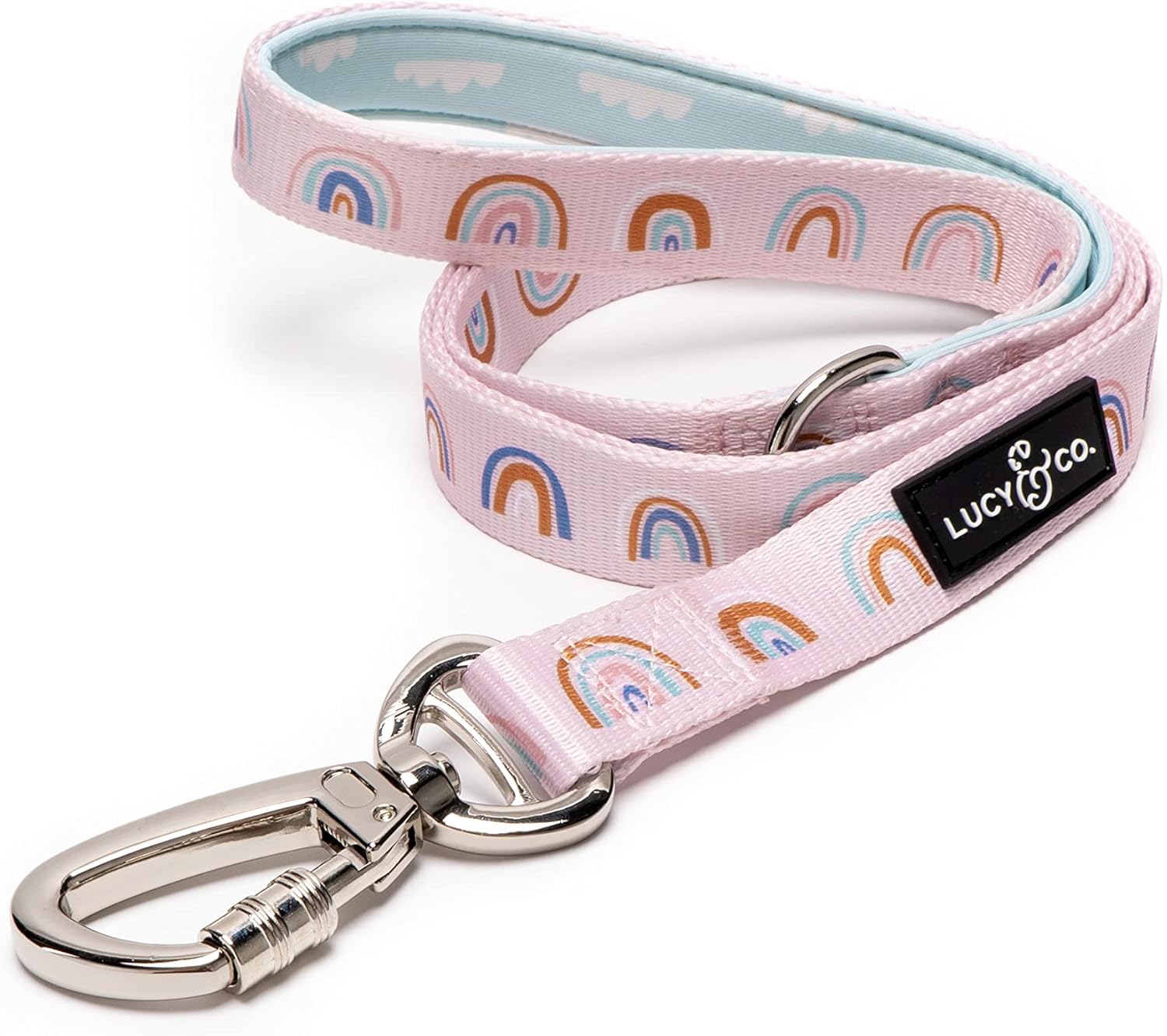 Lucy & Co. 5 Foot Dog Leash Best Designer Dog Leashes Leash for Big Dogs, Small