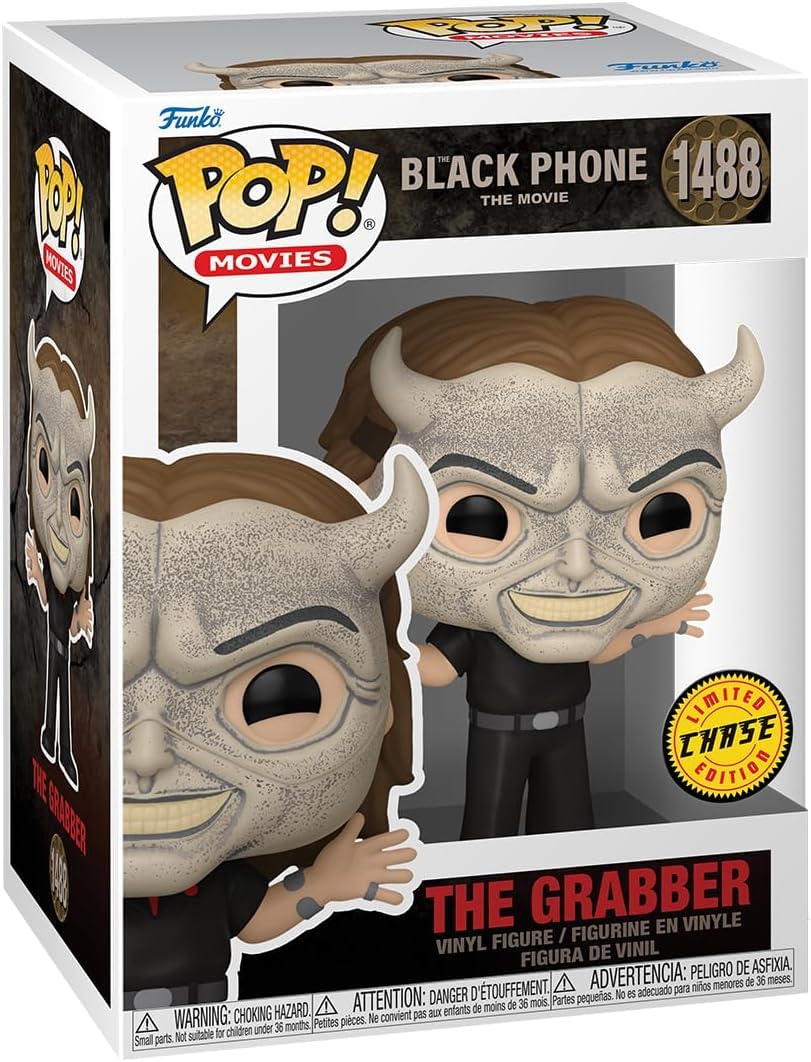 POP Film: Black Phone - The Grabber in Mask Limited Edition Chase Funko Vinyl Figure (Bundled con custodia protettiva compatibile della scatola), multicolore, 3.75