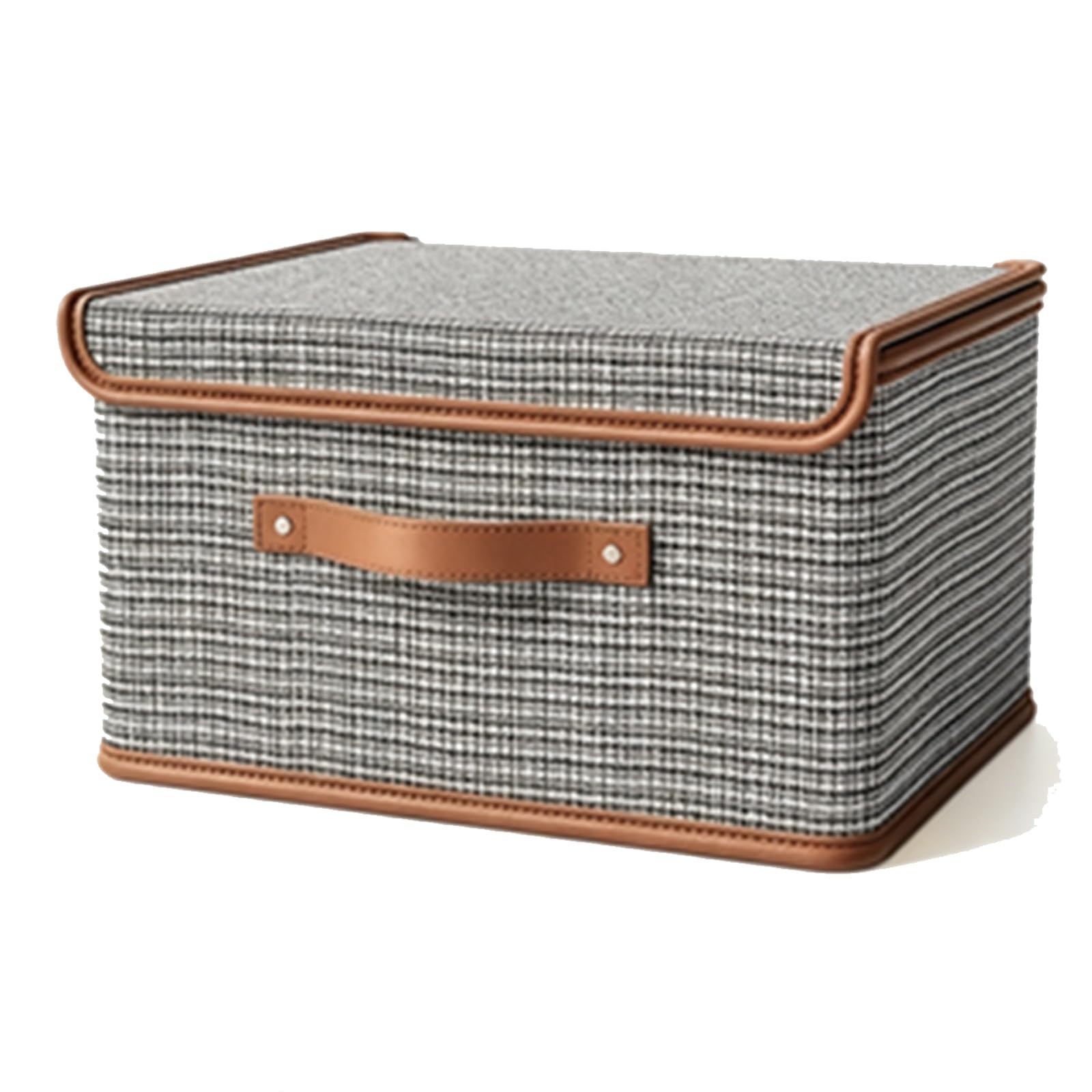 JRSIUNH Fabric Storage Box, Lidded Storage Basket