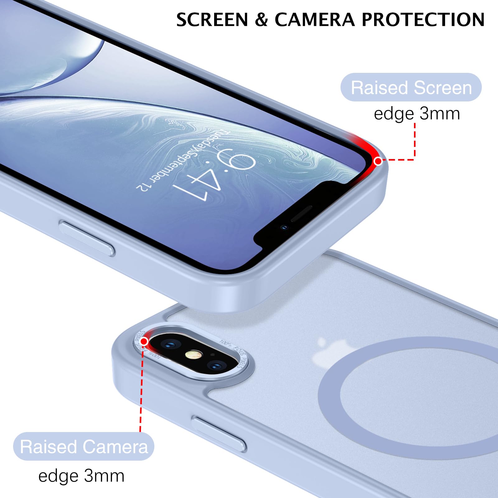 Amazon.com: Telaso for iPhone X Case, iPhone Xs Phone Case