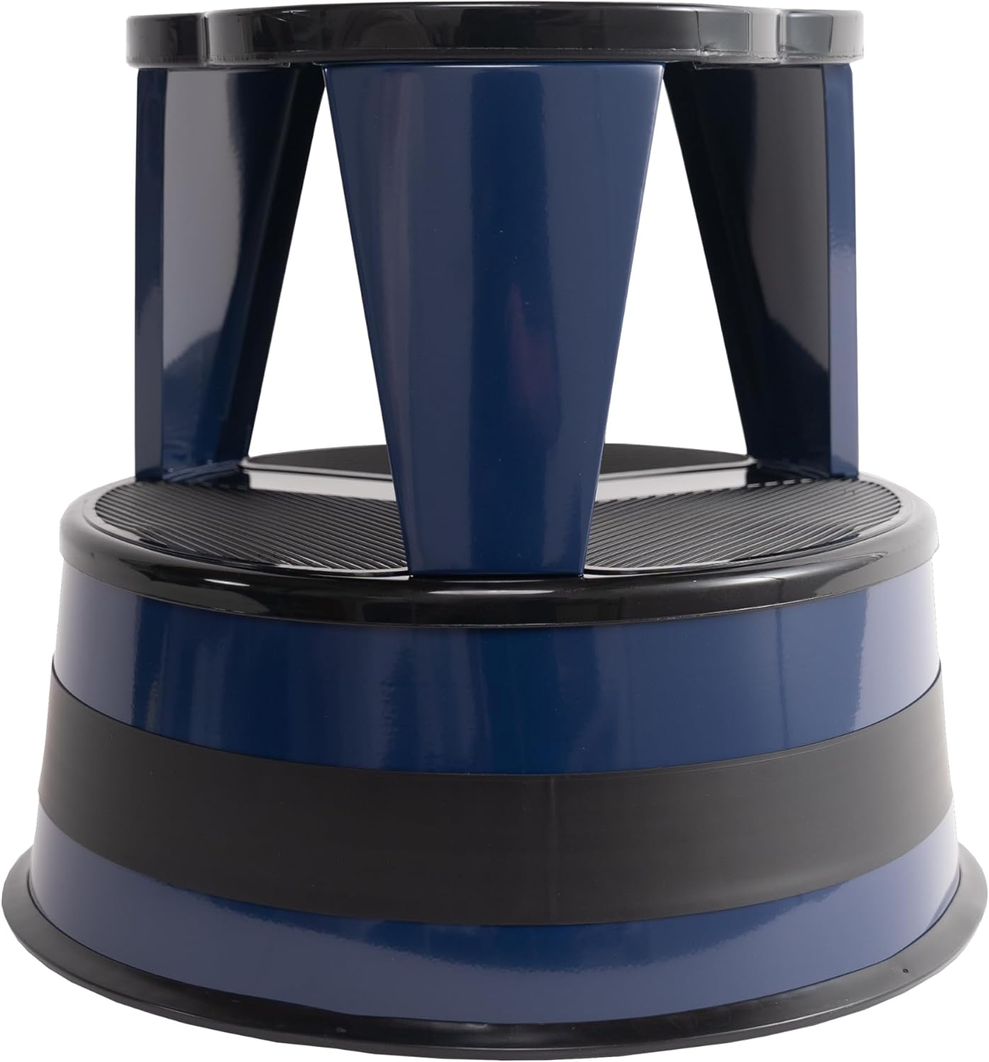 Cramer Kik Step Steel Step Stool - Two Step Stool, Holds 350 lbs (Blue)
