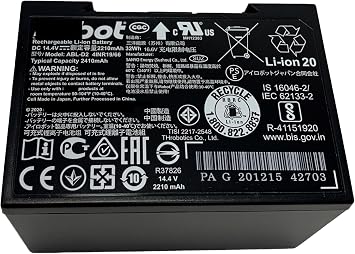 Authentic OEM High Capacity 2210 mAh Battery for Roomba e/i/j Series e5 e6 i3 i4 i6 i7 i8 J7 J8 J7+ J8+