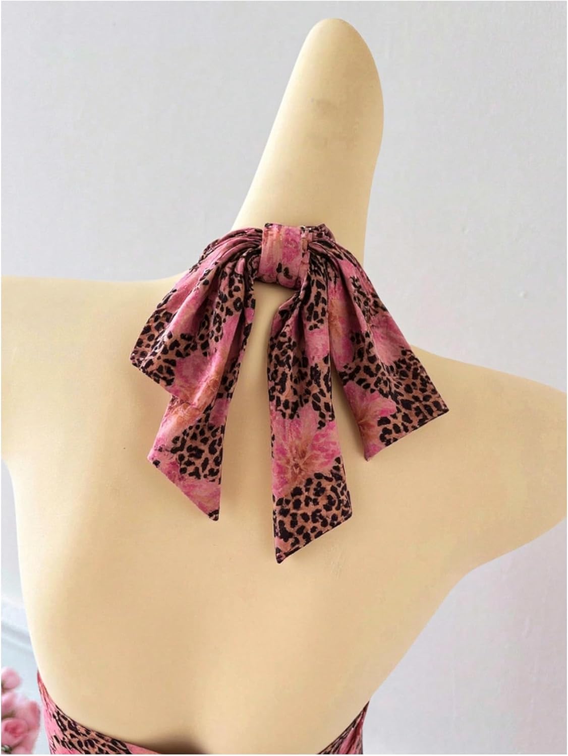 Verdusa Women's Summer Dress Y2k Halter Mini Dress Mesh Backless Dress Floral Ruffle Dress Wedding Guest Dress - Image 2