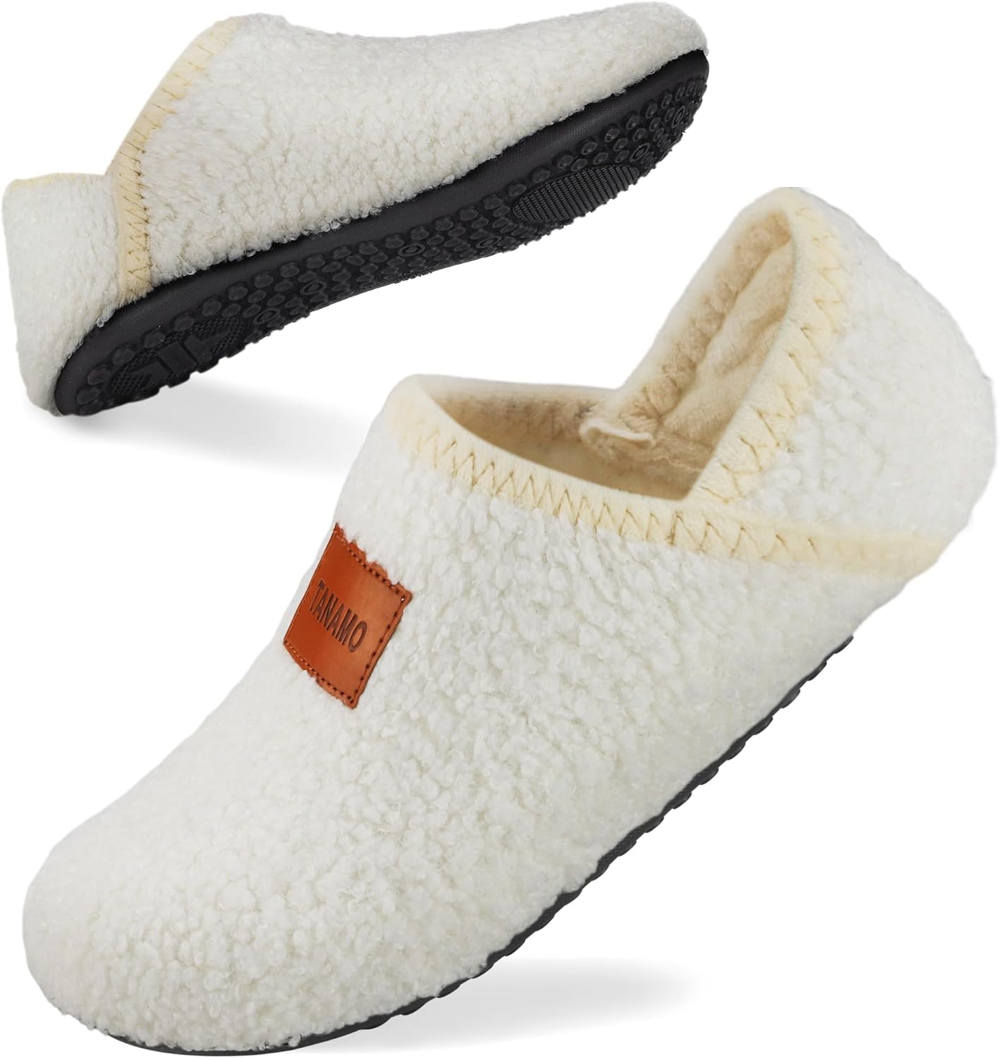 Tanamo House Slippers for Women Men Indoor Barefoot Slippers Socks Slip on House Shoes Cozy Comfy Slippers for Home Bedroom Travel Yoga - Image 7