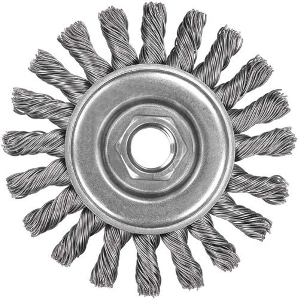 DEWALT DW49253 4-Inch by 5/8-Inch-11 XP .020 Carbon Cable Twist Wire Wheel