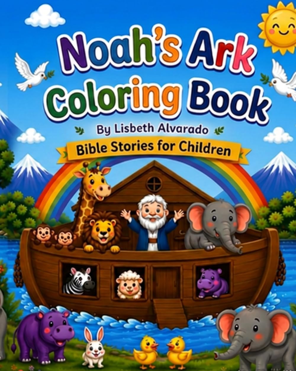 Noah's Ark Coloring Book: Bible Stories for Children