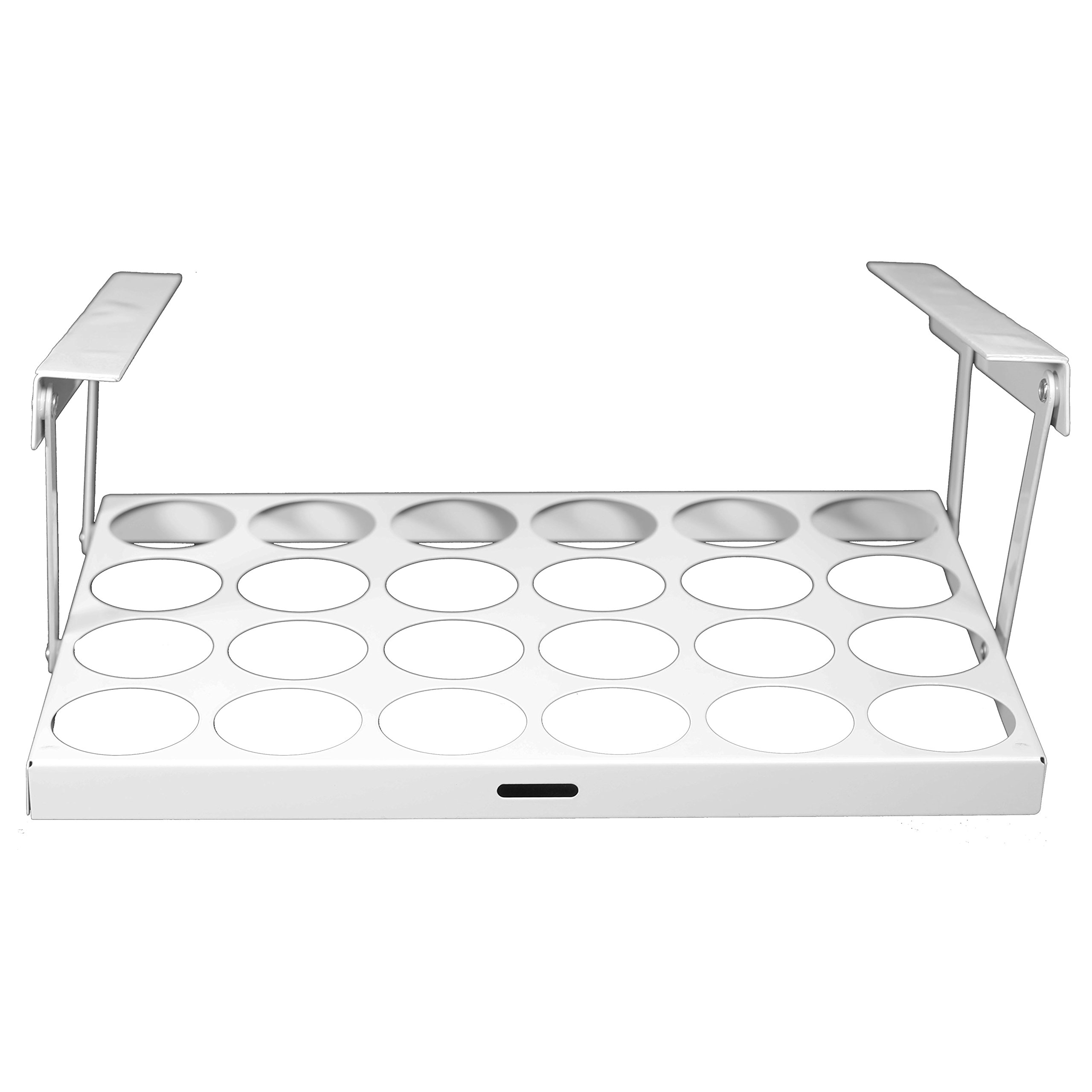 (White) - Coffee Keepers Under Cabinet Coffee Pod Holder