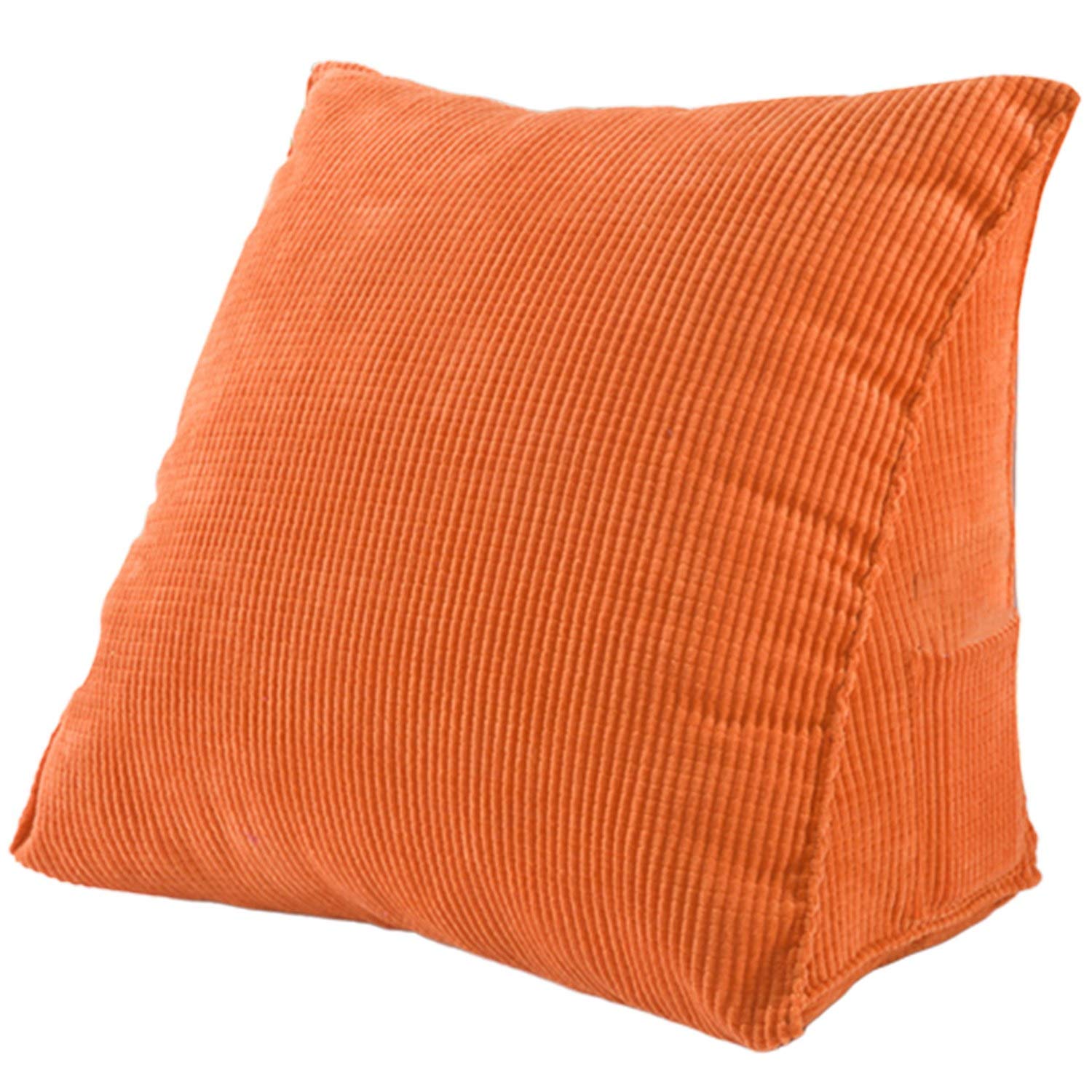 CTRLZS Solid Color Reading Backrest Cushion Wedge Pillow Thick Lumbar Back Pad