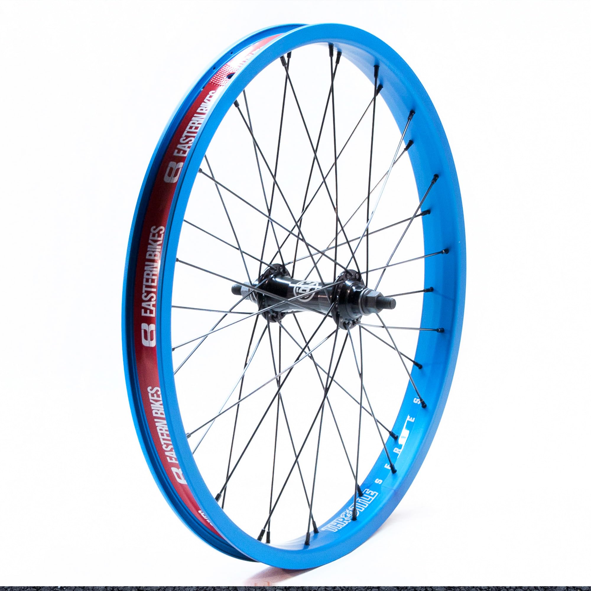 Eastern Bikes Gasgriff vorne 3/8, 36H Felge mit Chromoly-Achse