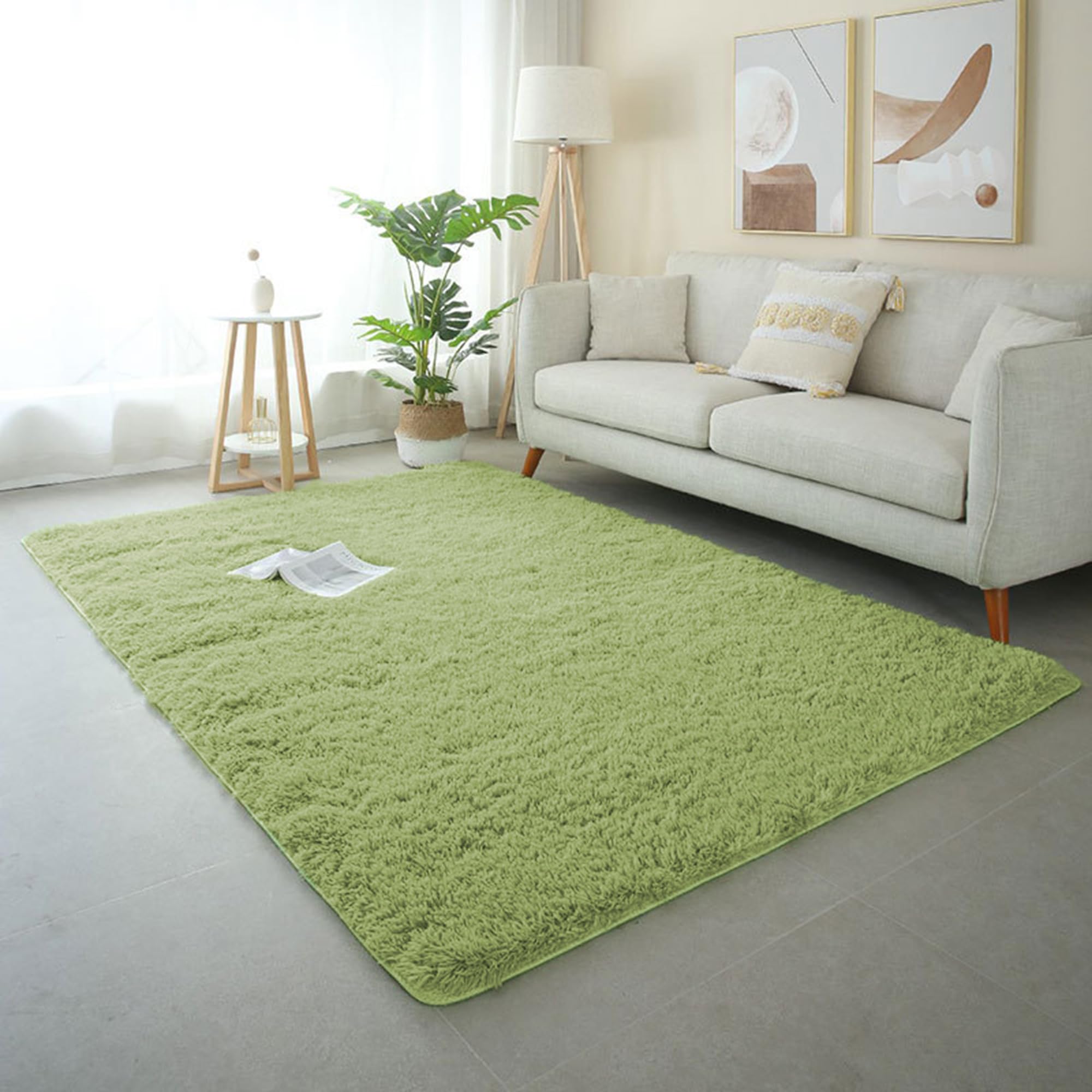 Grand tapis doux antidérapant de qualité supérieure pour valoriser votre chambre