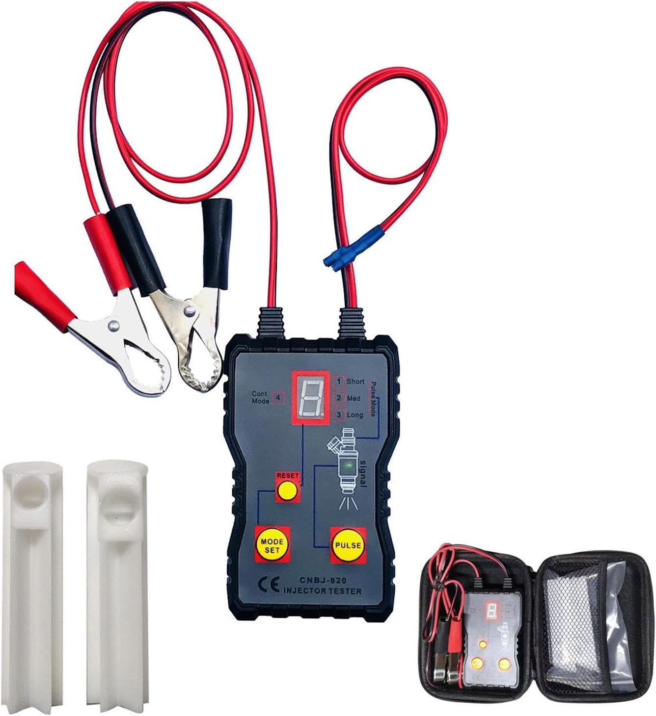 Handheld Automotive Oil Injectors Testing Tool Work with Oil Pressure Tester Oil Injectors Tester Cleaner Set