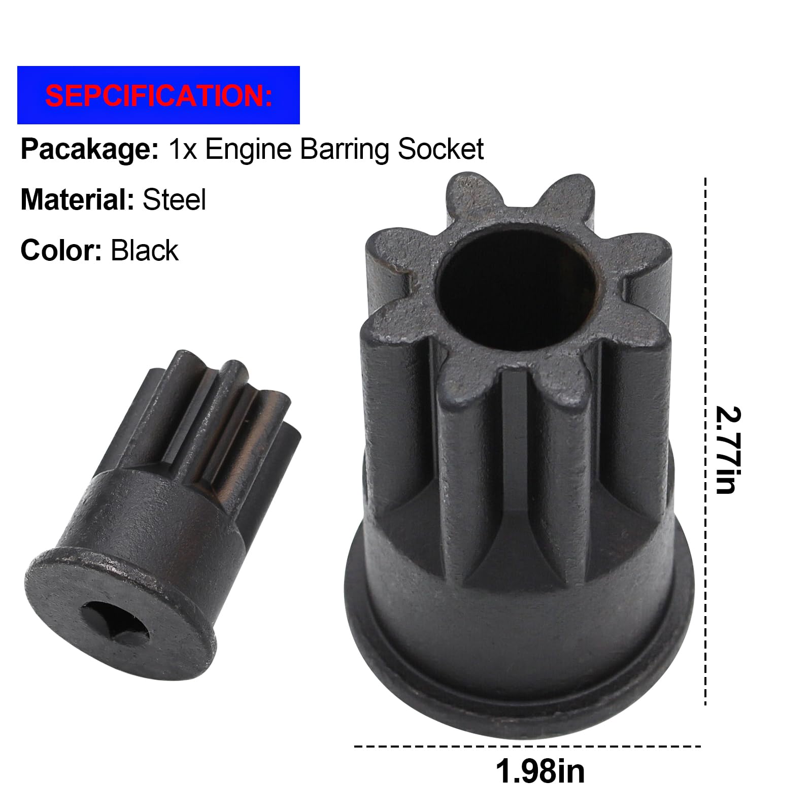 Amazon.com: SMMS J-38587-A Engine Barring Socket Engine Turning