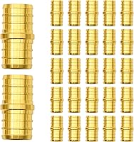 Vista 10 de Paquete de 100 accesorios PEX de 1/2", accesorios de codo PEX de latón para tubería y tubo PEX