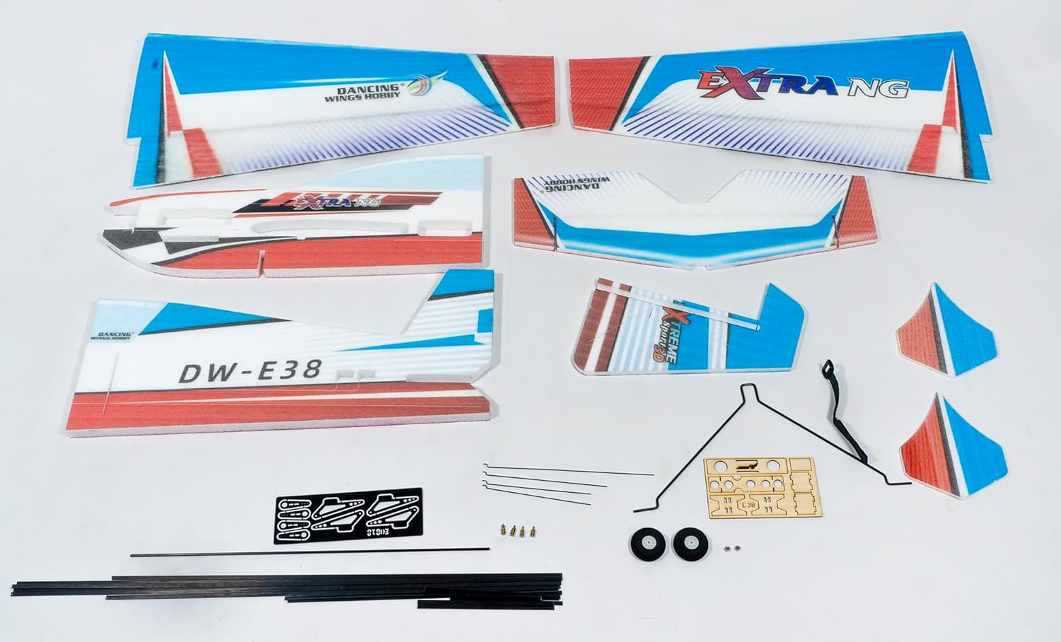 Remote Controlled 3D EPP RC Foam Airplane 1200mm Extra-NG Aircraft Need to Assemble (E3801)