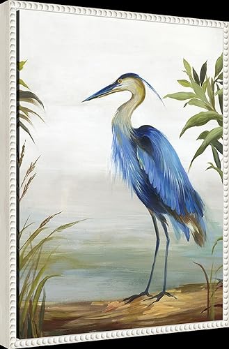Miniatura 2 de Amanti Art Lienzo enmarcado para pared, 24 x 18 pulgadas, garza azul de Aimee Wilson, lienzo enmarcado para pared, obras de arte de animales,
