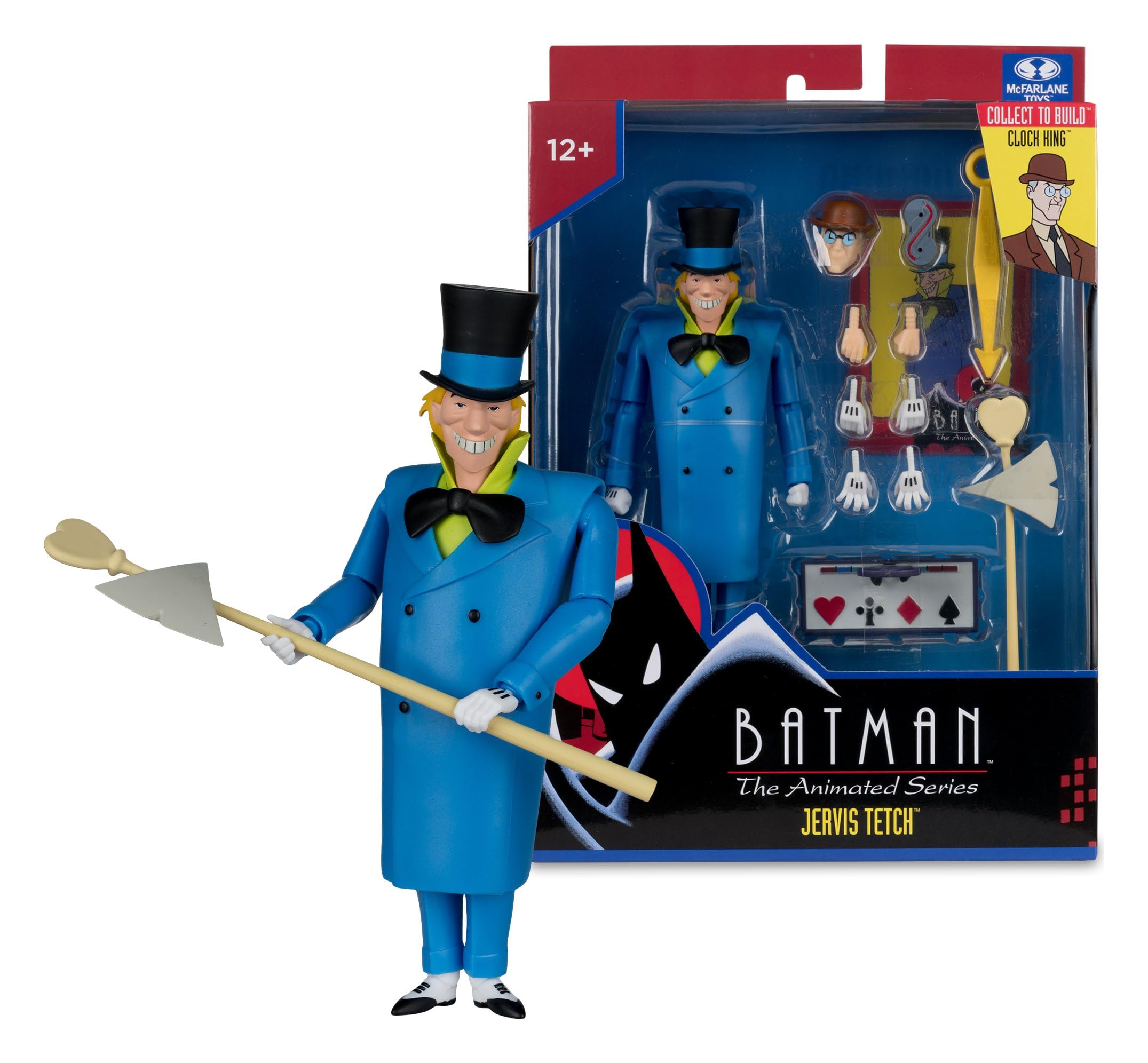 Batman: The Animated Series DC Direct Build-A figurka Action Wave 7 Jervis Tetch (Mad Hatter) 15 cm
