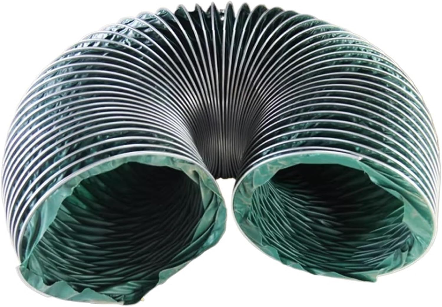 Commercial PVC Flexible Exhaust Fan Hose, 30ft long, large calibre Flame Retardant HVAC Ducting, Easy Storage, Telescopic, for Factories Basements Farms(Diameter - 115 mm)