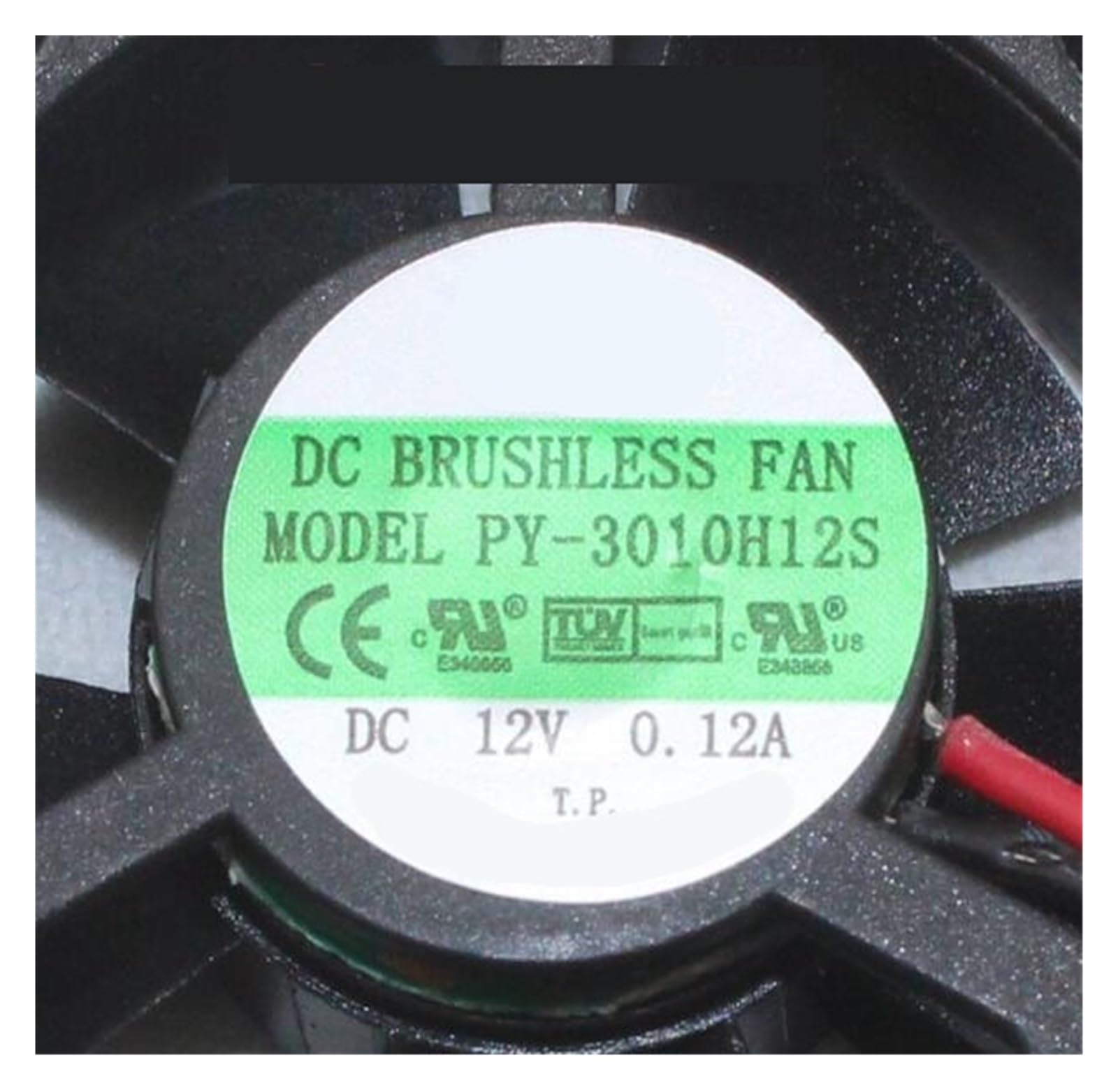 TYHUJKKL PY-3010H12S 12V 0.12A two-wire heat dissipation fan