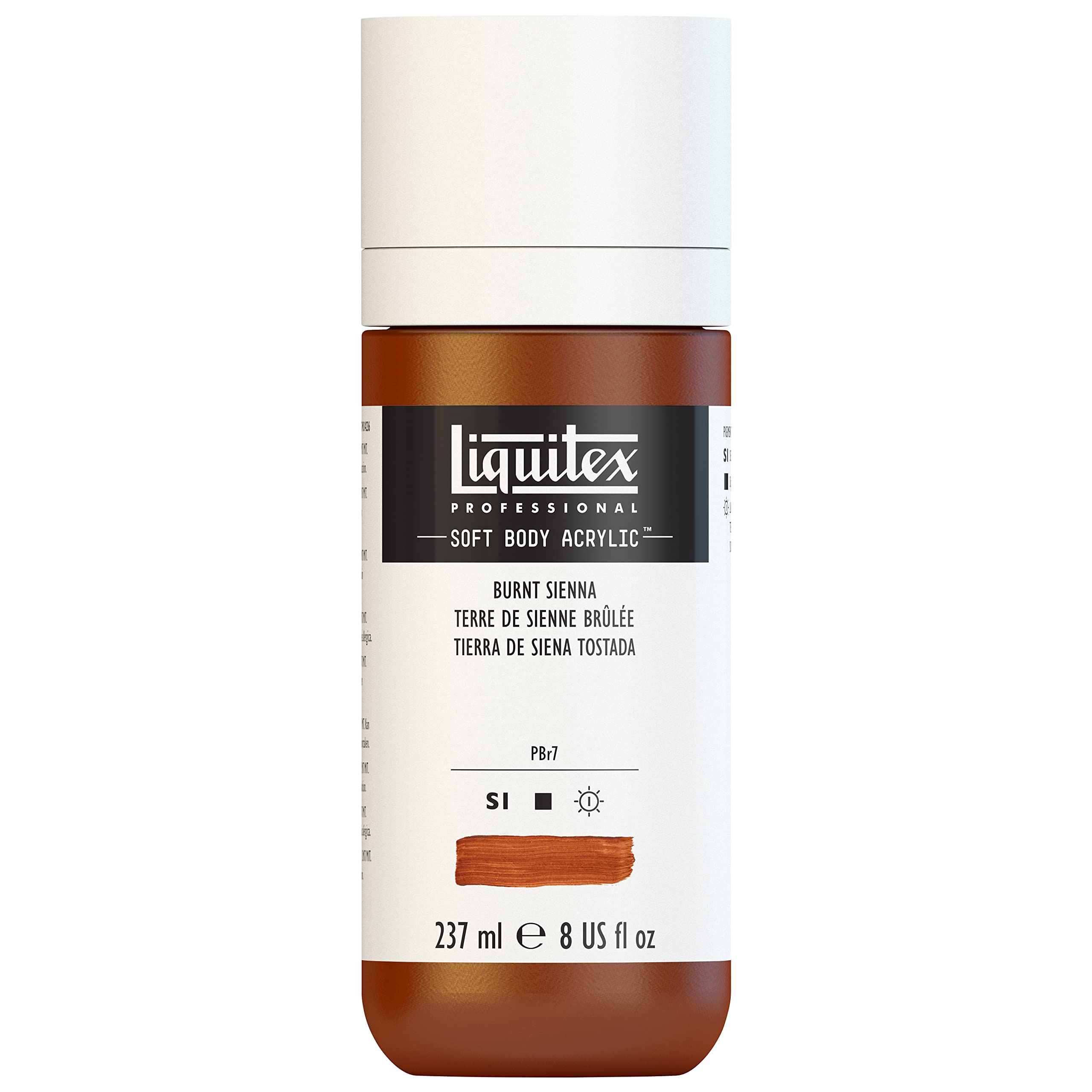 Liquitex 1923186 Acrylic Paint, Acrylic, Siena Burned, 237ml Dosierflasche