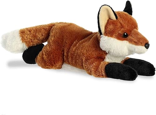 Aurora® Adorable animal de peluche Grand Flopsie™ Fiona Fox - Facilidad lúdica - Compañeros atemporales - Naranja 16.5 pulgadas
