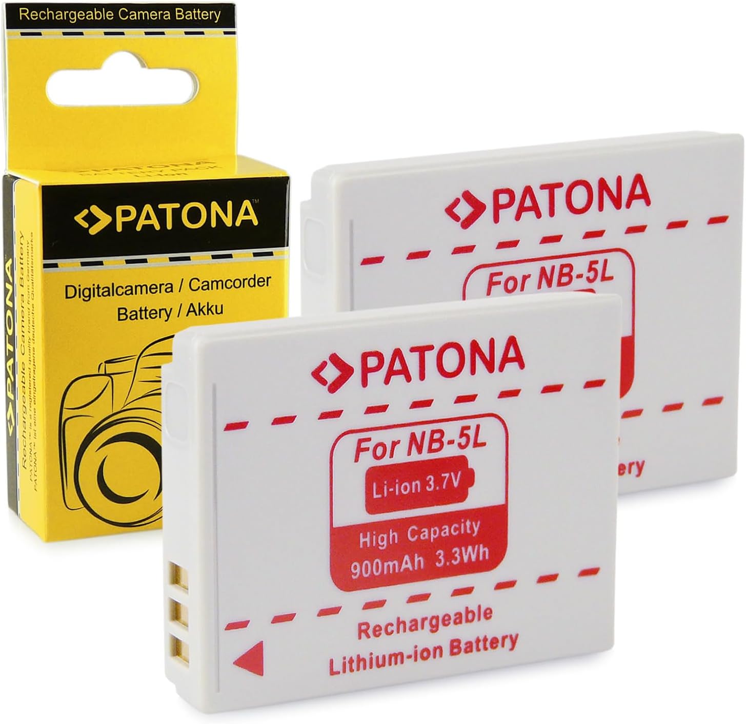 Batteria NB-5L Per Canon - Compatibile Con PowerShot SX200 IS, SX210 IS, SX220 HS, SX230 HS E Altri - Foto 4