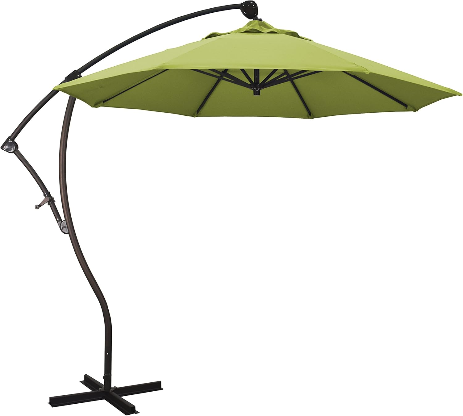 California Umbrella 9-Foot Offset Cantilever Patio Umbrella Infinite Tilt