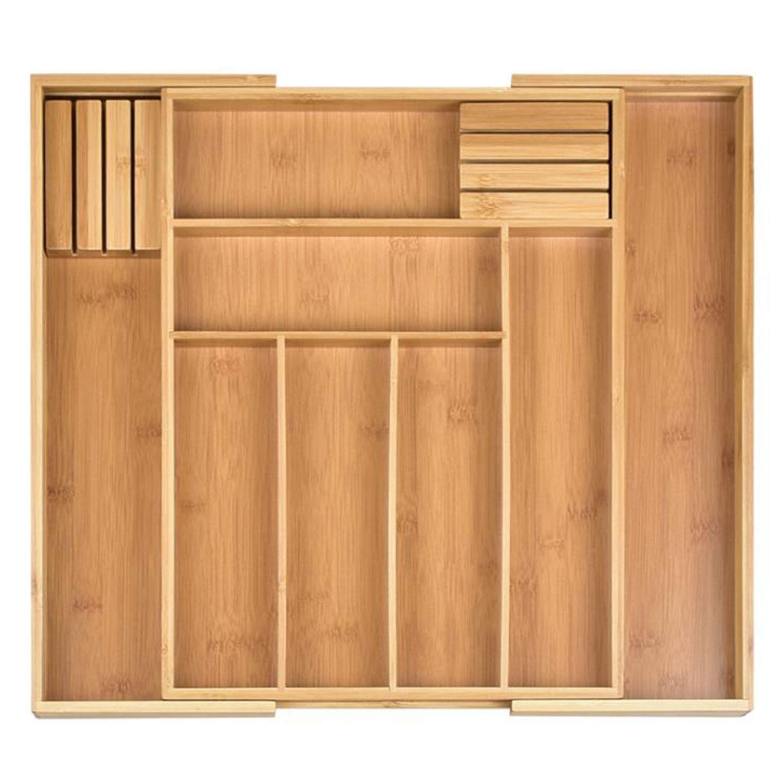 Generisch Dieser ausziehbare Schubladenorganizer mit 6-8 Fächern eignet Sich perfekt als Küchenorganizer und Besteckkasten für Zuhause und Büro.
