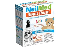 Nasal Irrigation System: NasoClear Pediatric Saline Packets (60 Count)