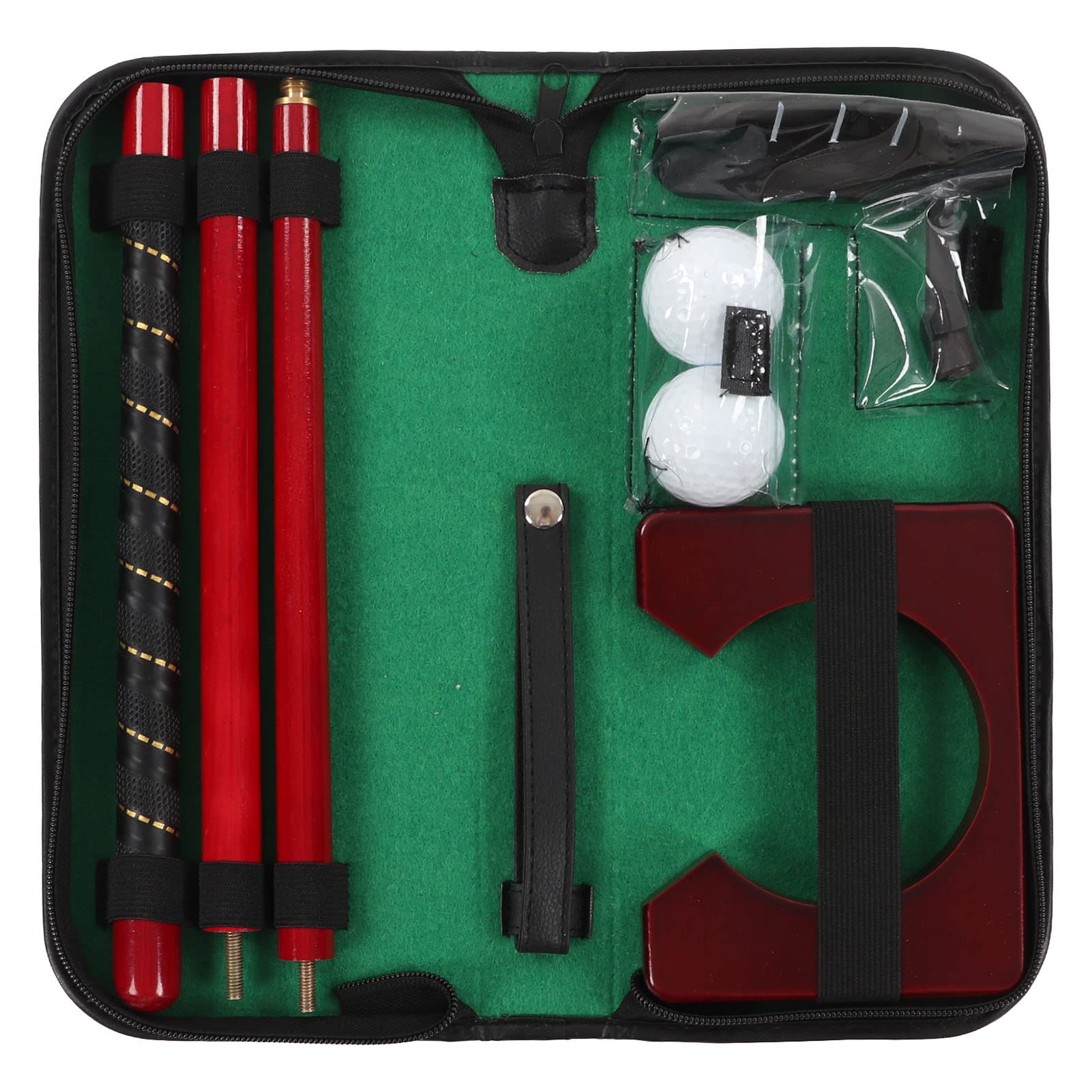 Golf-Putter, Tragbare Golf-Putter Für Zuhause Und Büro, Abnehmbarer Golf-Putter Mit DREI Abschnitten, Golf-Geschenkset, Golf-Zubehör