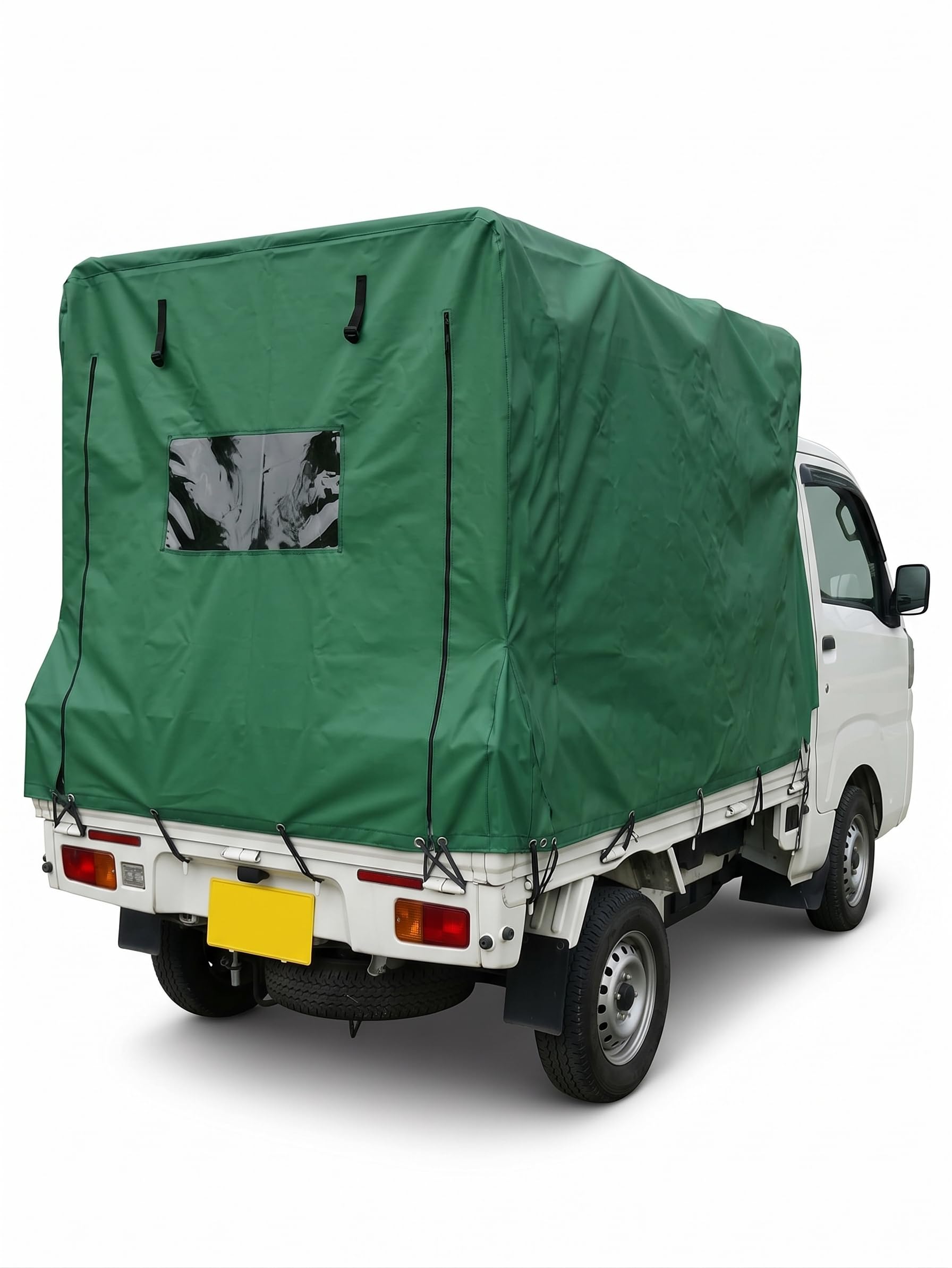 Amazon.co.jp: HiGood 軽トラック幌 荷台カバー 防水 PVC 1.37×1.92