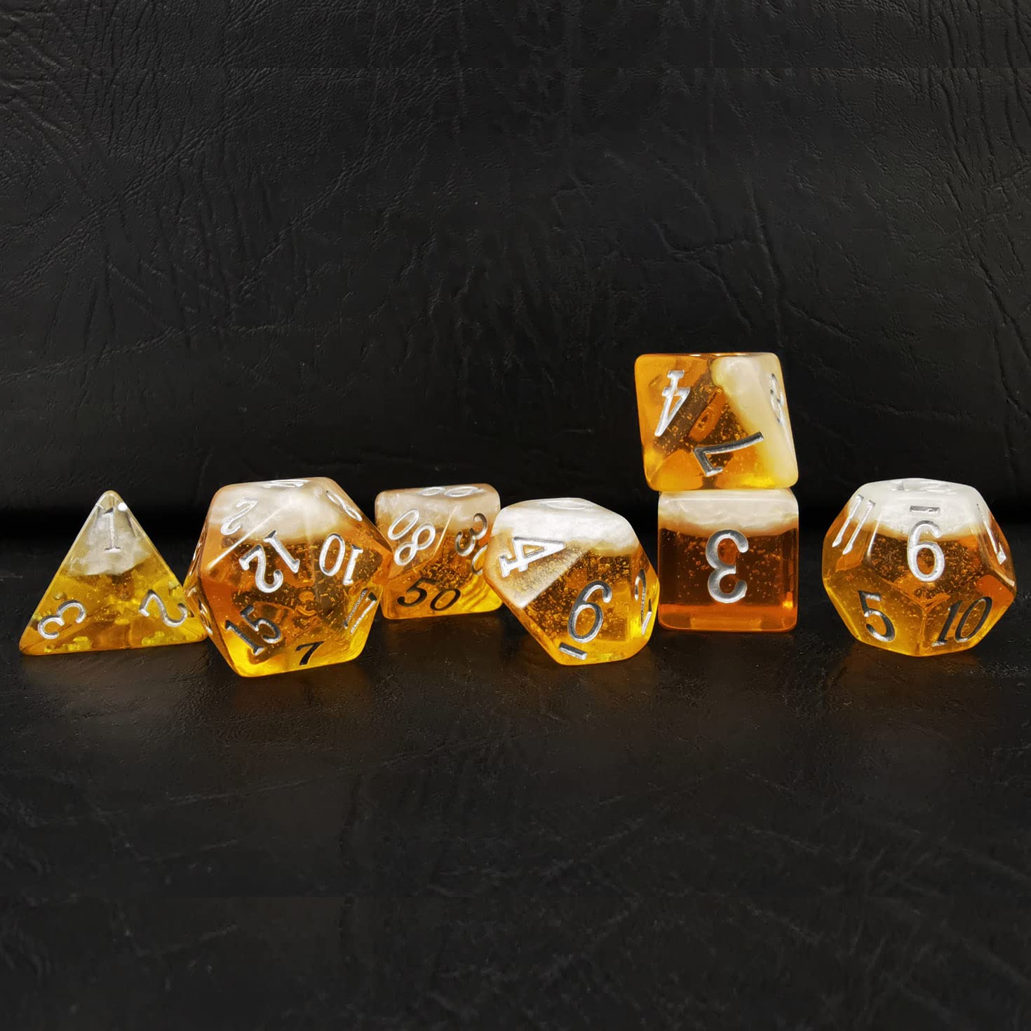 The Tavern Drinking Game, set di dadi poliedrici per birra, per giochi di birra o PRG (28 pezzi set di birra originale)