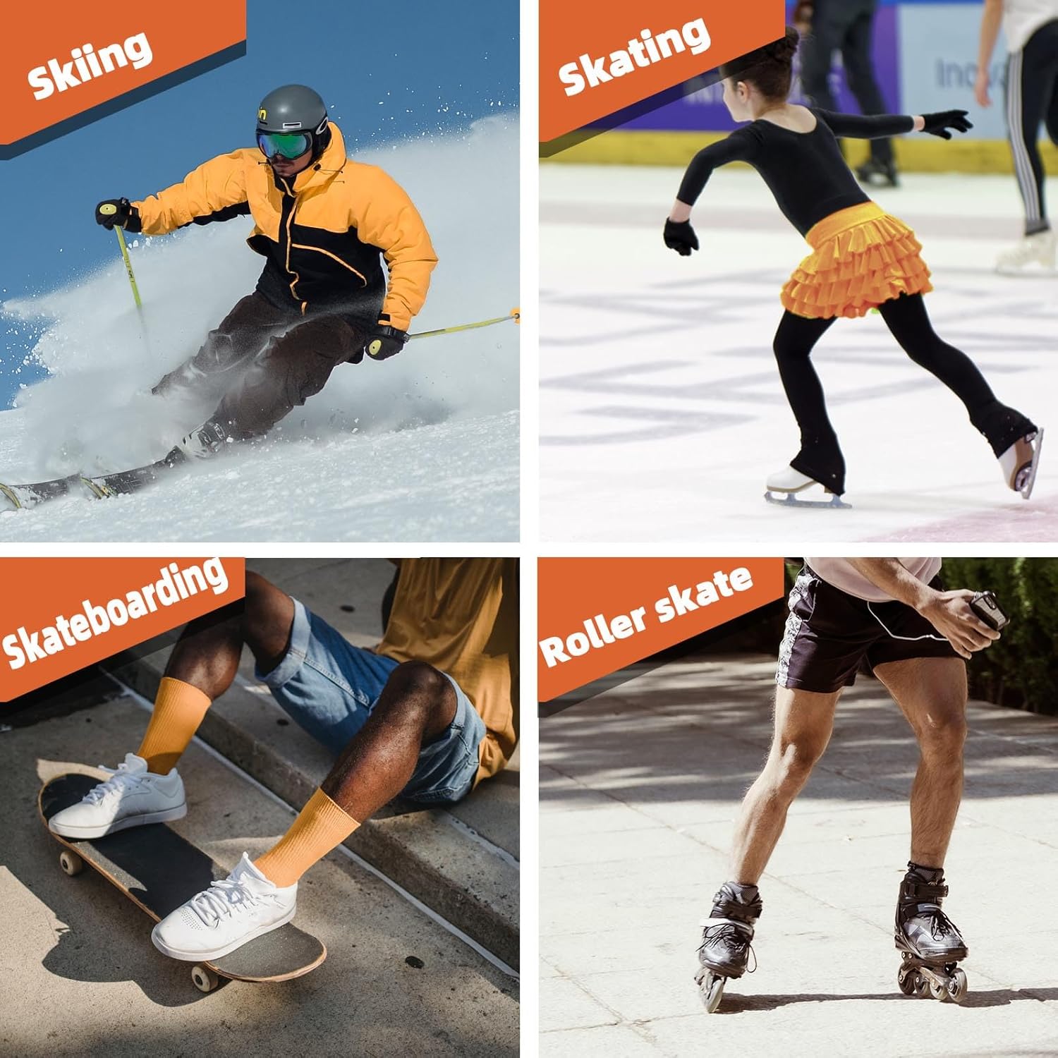 Frelaxy 3D Protective Butt Pads Padded Shorts for Snowboard, Ski and Skate, Crash Pad Impact Gear, Protection for Tailbone, Hip, and Butt - Image 6