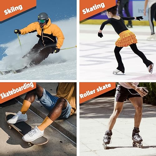 Miniatura 6 de Frelaxy Pantalones cortos acolchados con protección 3D para snowboard, patinaje y esquí, almohadilla de snowboard para glúteos, protección para